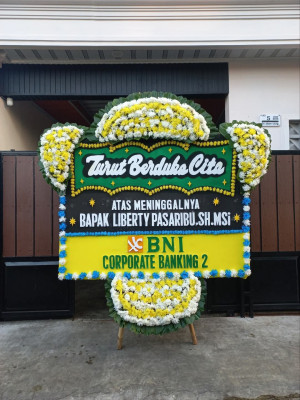 Papan Bunga Duka di Pangandaran