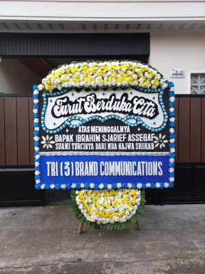 Papan Bunga Duka di Pangandaran